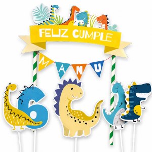 Topper para pasteles, cupcakes, entre otros