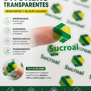 Stickers transparentes